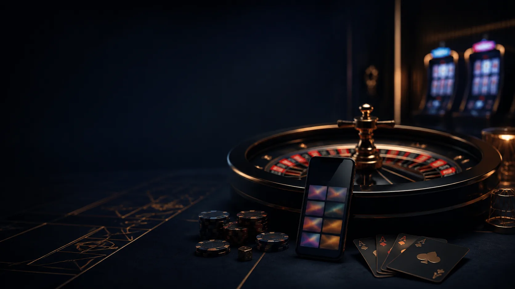 Suasana kasino digital generik untuk ulasan independen C8VIP