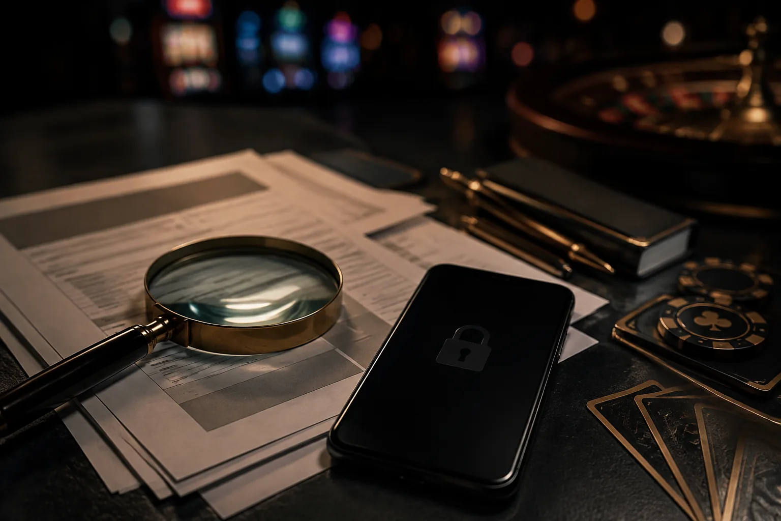Meja pemeriksaan bukti identitas dan keamanan C8VIP